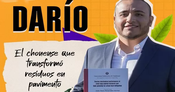 Julio Darío, formado en las aulas chonenses, deslumbra en España